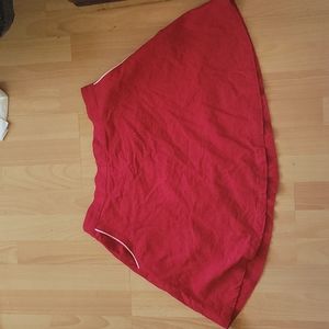 Original Tuesday Bassen red cotton skirt large🍎